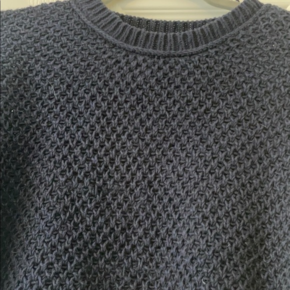 Madewell Navy Chunky Knit Sweater - Picture 2 of 3